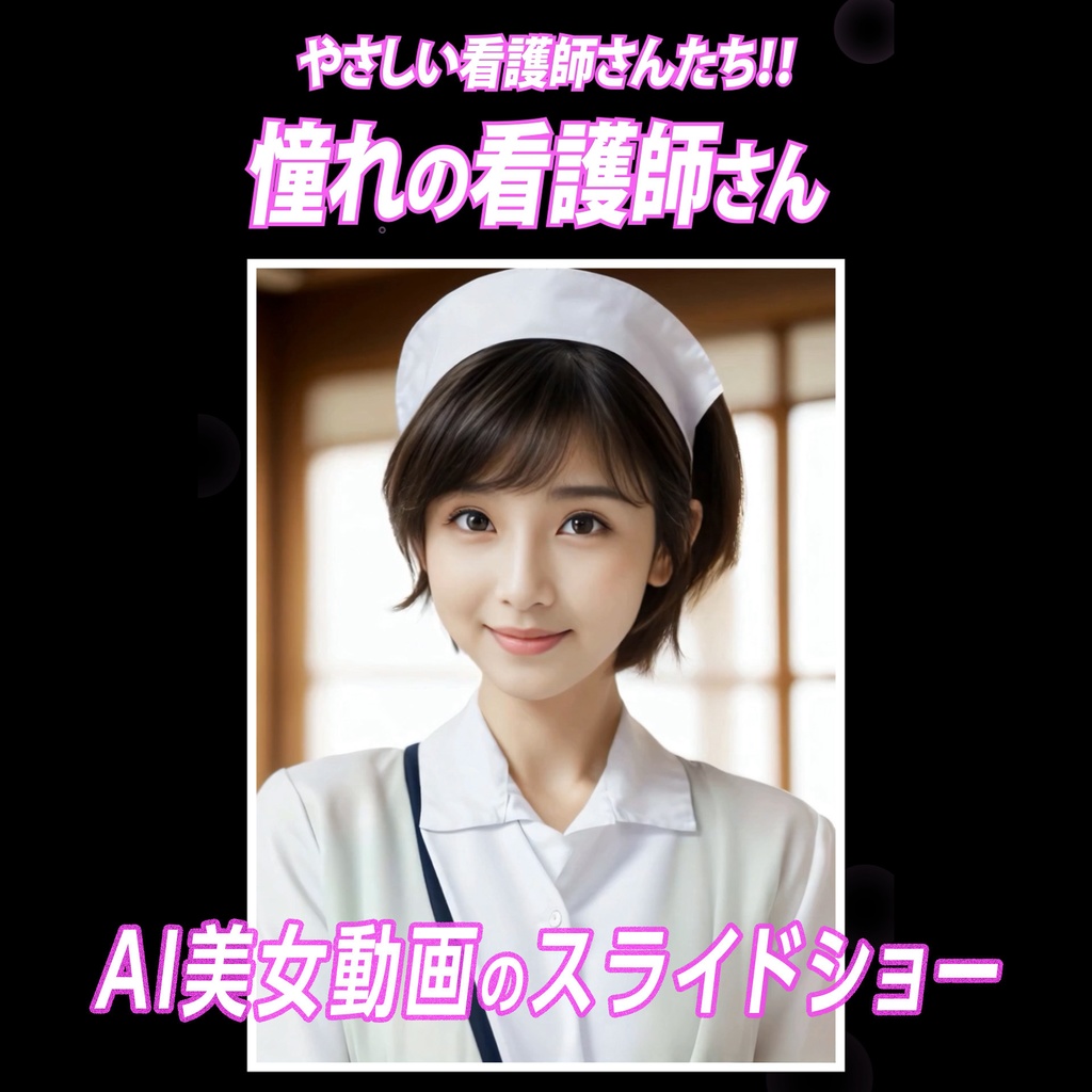 【Vol.001】憧れの看護師さん – 観賞用スライドショー（100円）