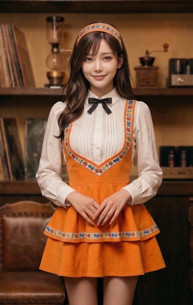 【聴くクリアファイル】琥珀 Ver.2 -Retro Orange Cafe-