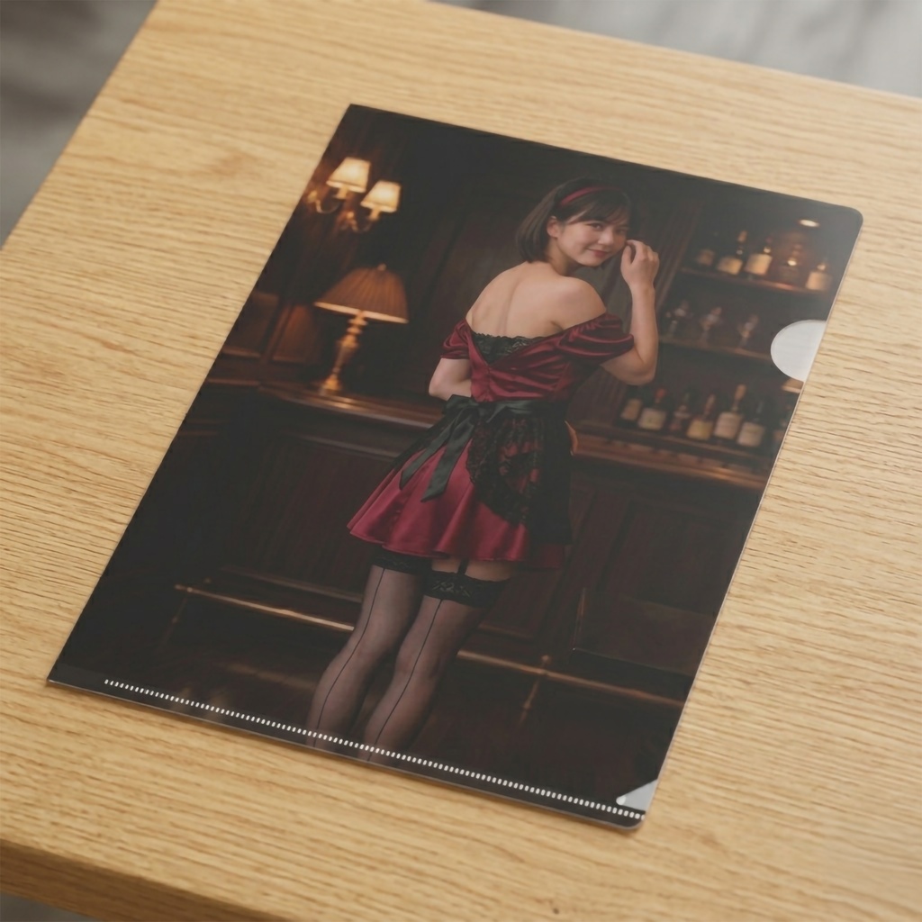 【聴くクリアファイル】玲菜 Ver.2 -Bordeaux Night-