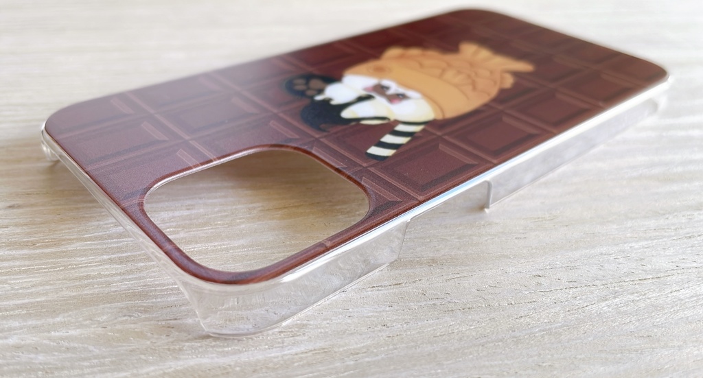 ほぼ全機種対応 たい焼きパフェにゃんこ スマホケース