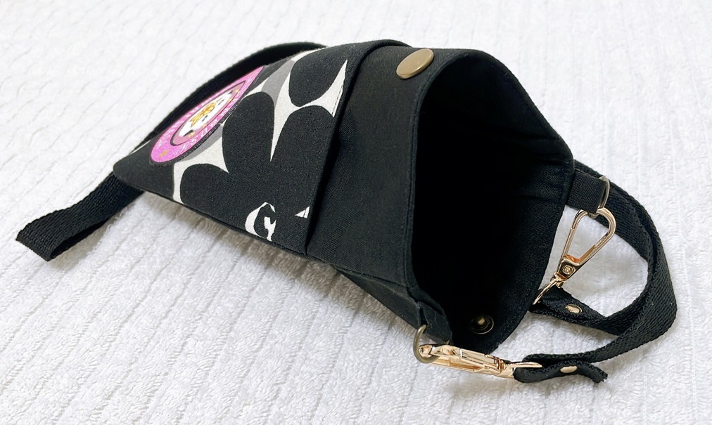 シマエナガ スマホショルダー(花柄)