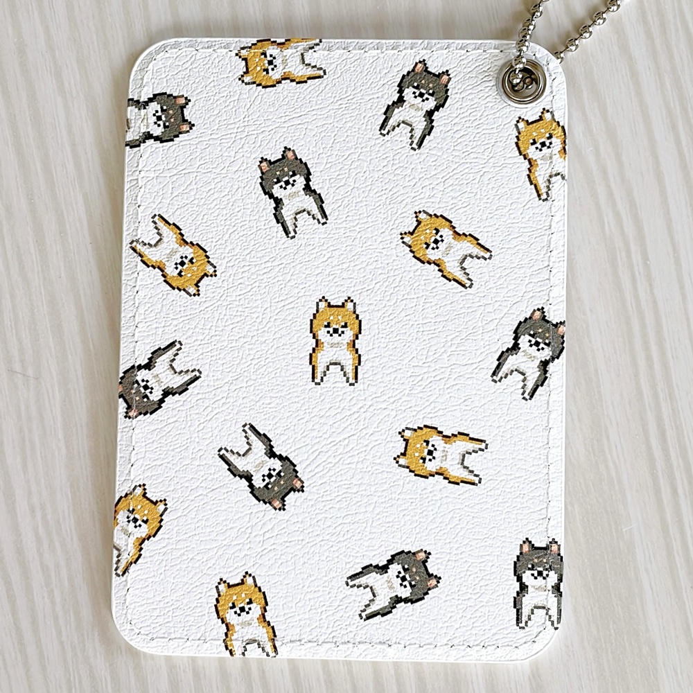 ドット柴ちゃん パスケース
