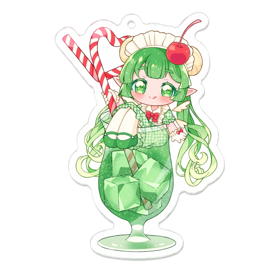 ふりりアクリルキーホルダー（絵柄2種）
