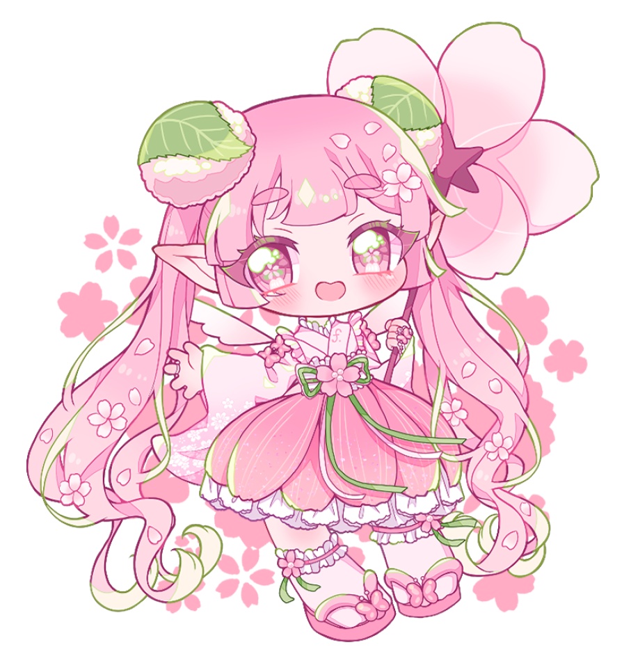 桜ふりり アクリルキーホルダー