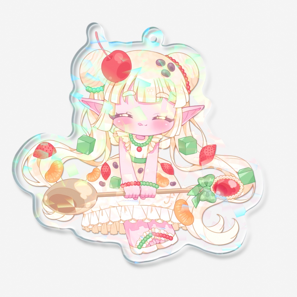 かき氷ふりりアクリルキーホルダー(ホログラム)