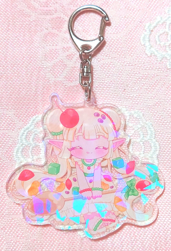 かき氷ふりりアクリルキーホルダー(ホログラム)