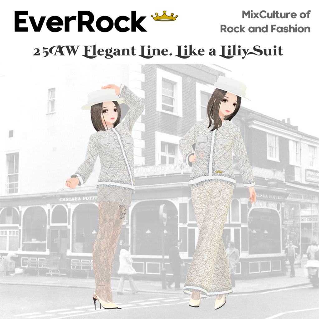 白百合のようなスーツ [25AW]