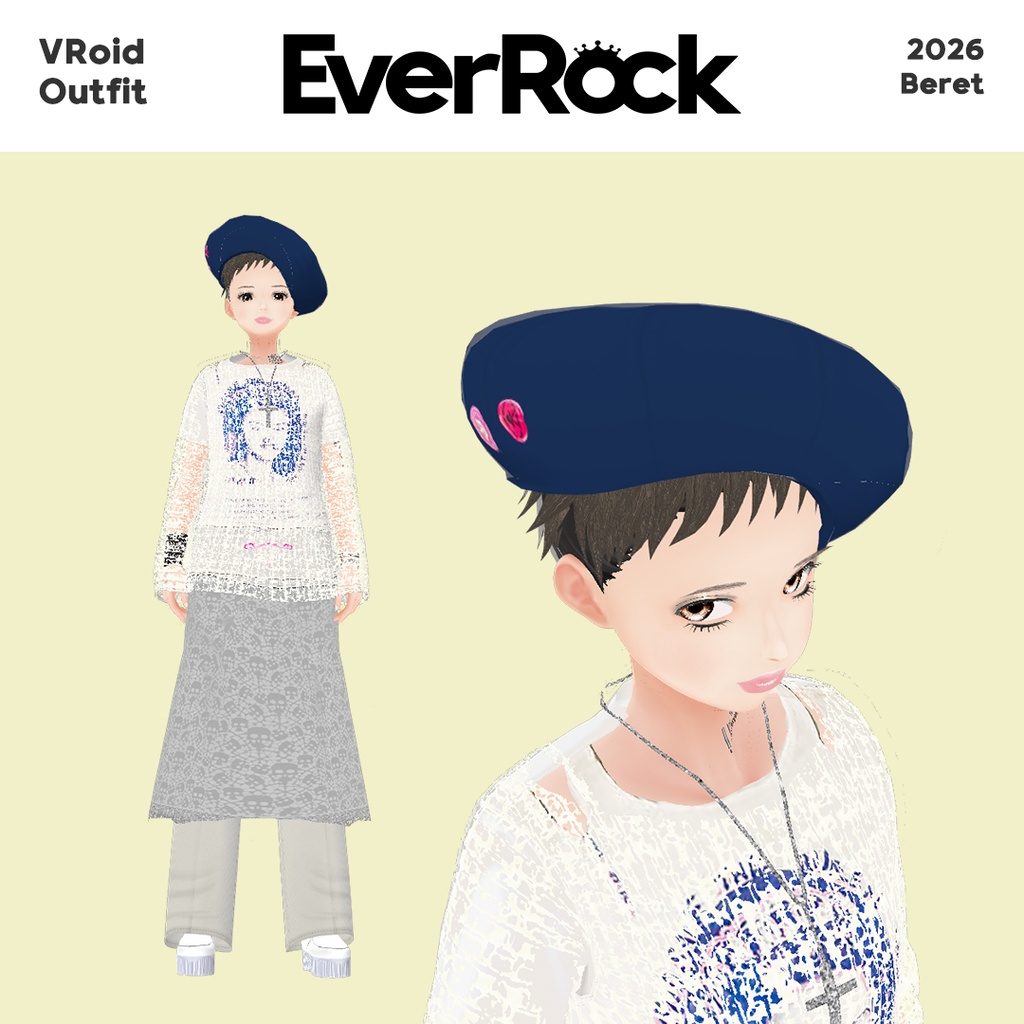 [VRoid Outfit] 2026 Beret