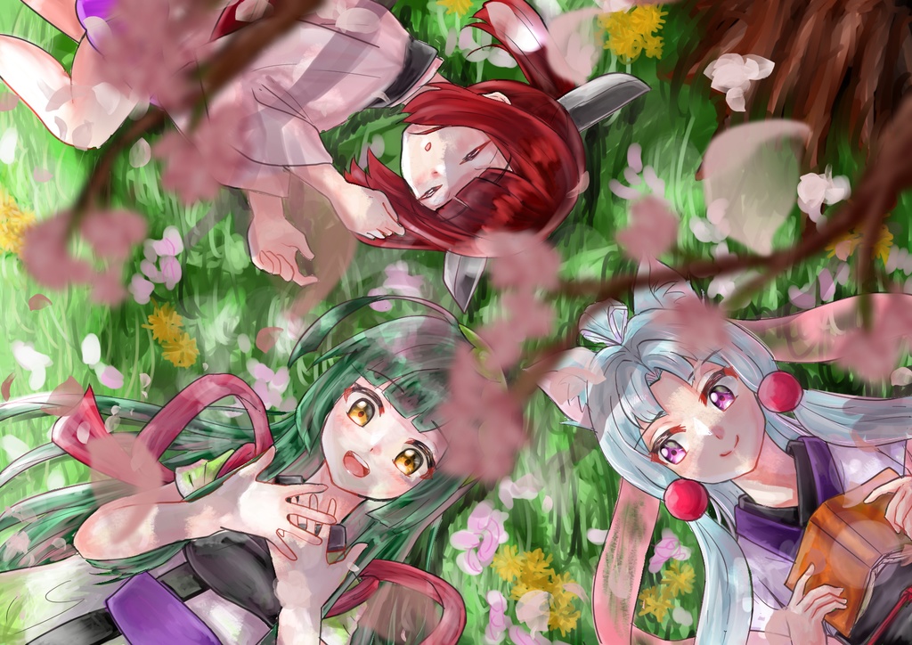 東北ずん子・きりたん・イタコポストカード