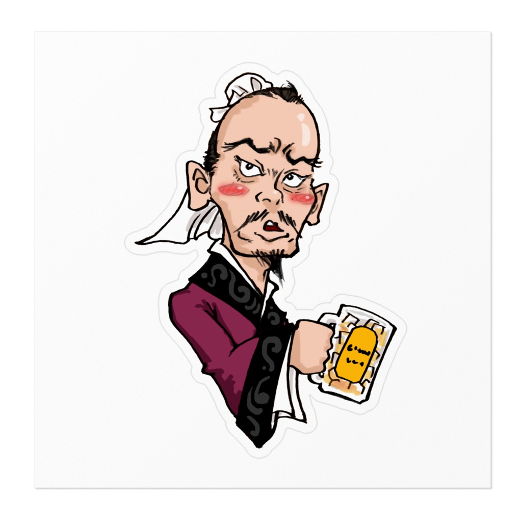 てるてる賈詡照る ステッカー その弐