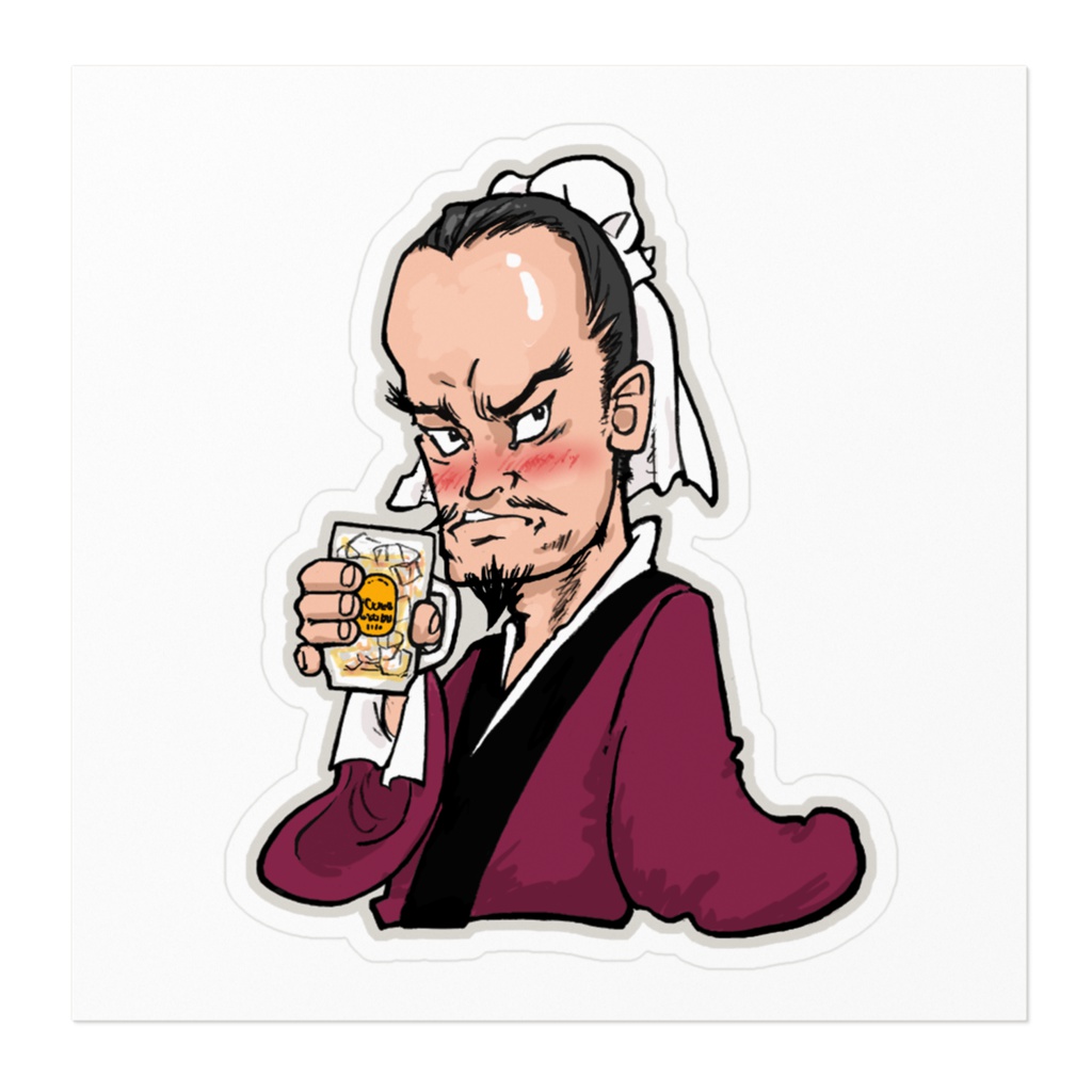 てるてる賈詡照る ステッカー