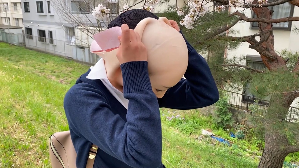 【メイキング】マスクを被ったり、脱いだり(雪/Yuki)