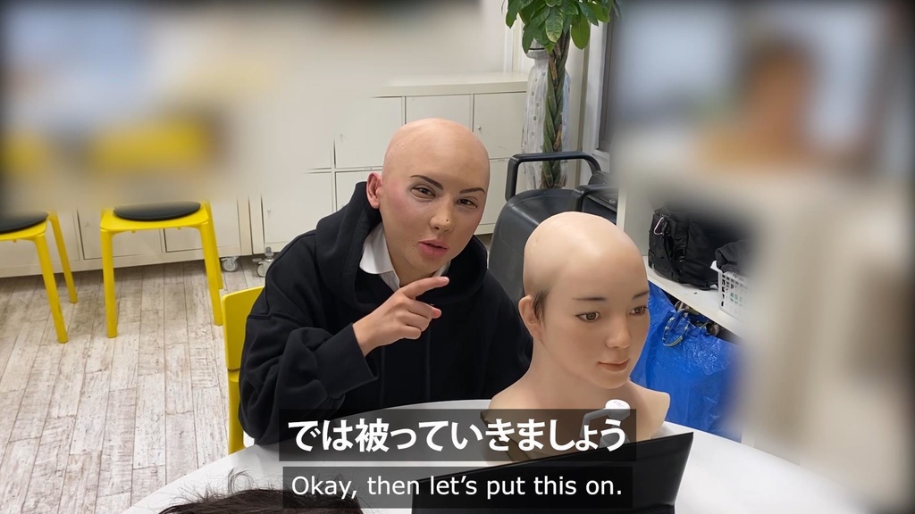 【メイキング】マスクを被ったり、脱いだり(雪/Yuki)