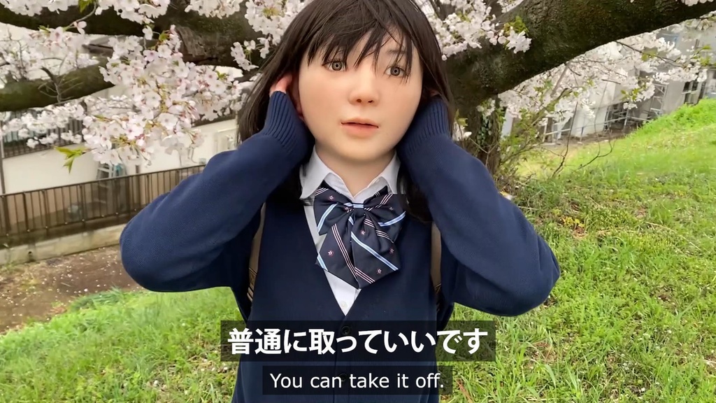 【メイキング】マスクを被ったり、脱いだり(雪/Yuki)