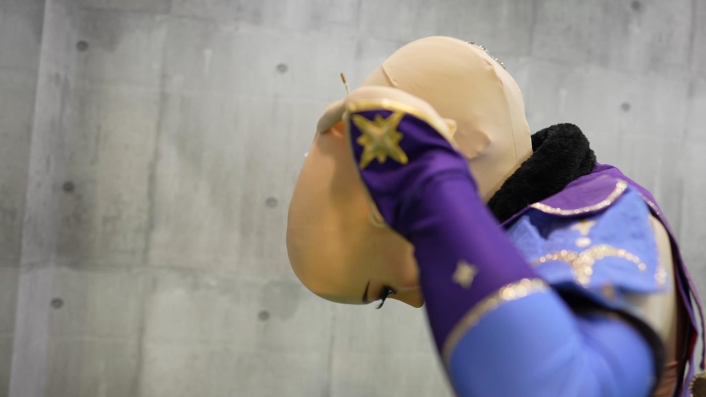 衣装着替え(肌タイツ&ラバータイツ)のメイキング映像(くみっきー・Kumiki)