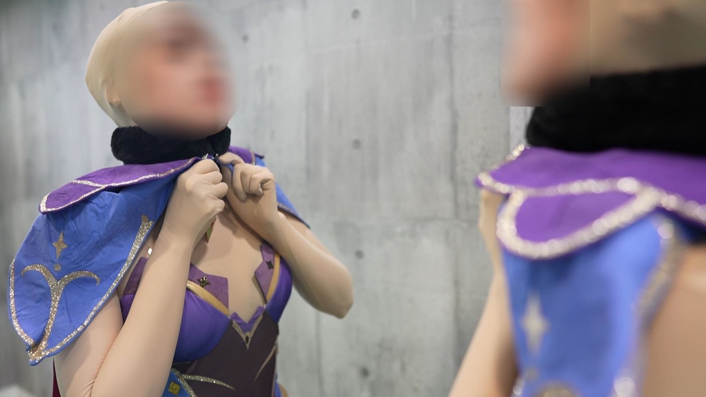 衣装着替え(肌タイツ&ラバータイツ)のメイキング映像(くみっきー・Kumiki)