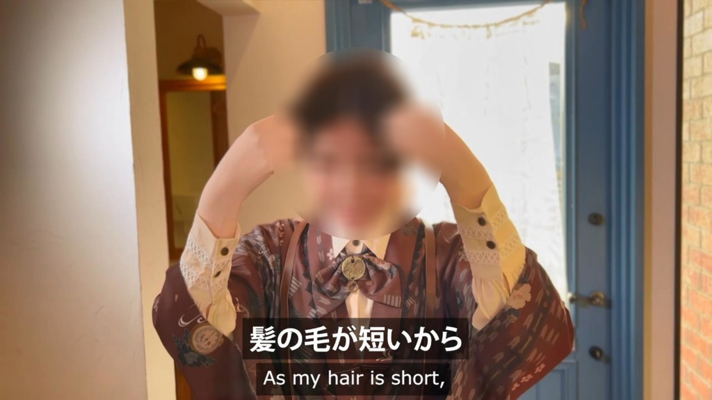 【マスク着脱オフショット】チヒロのカフェ&お外デビュー編