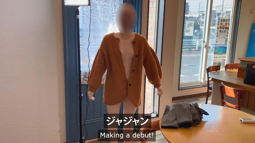 【マスク着脱オフショット】チヒロのカフェ&お外デビュー編