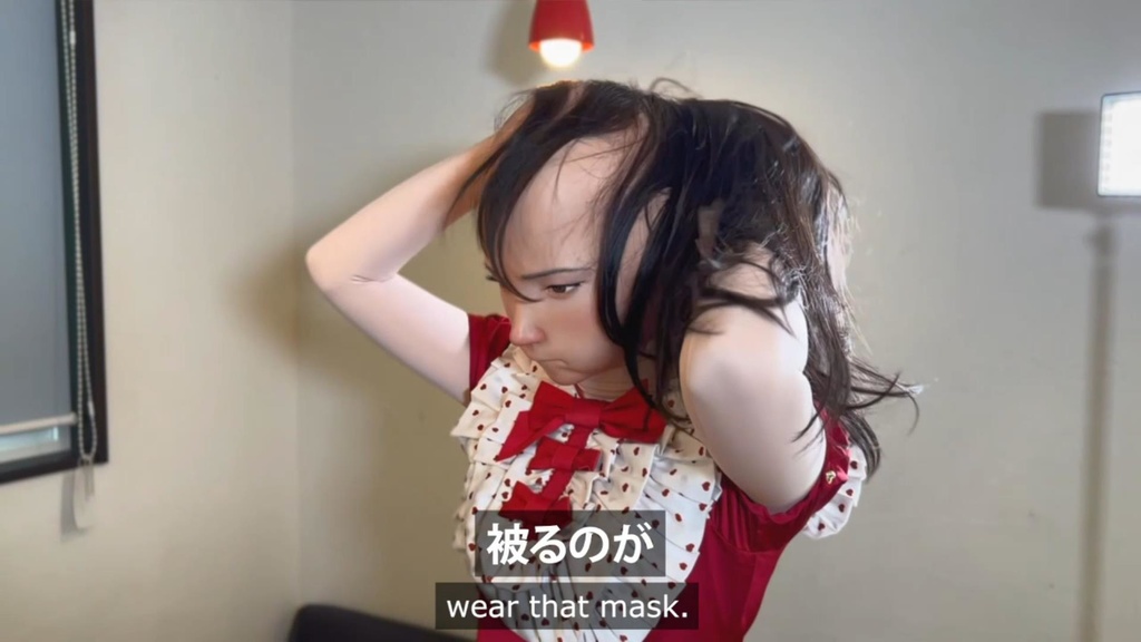 【マスク着脱オフショット】チヒロのカフェ&お外デビュー編