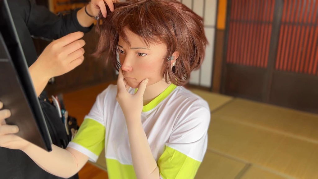 【千と千尋の仕事探し】撮影合間のオフショット 私服バージョン