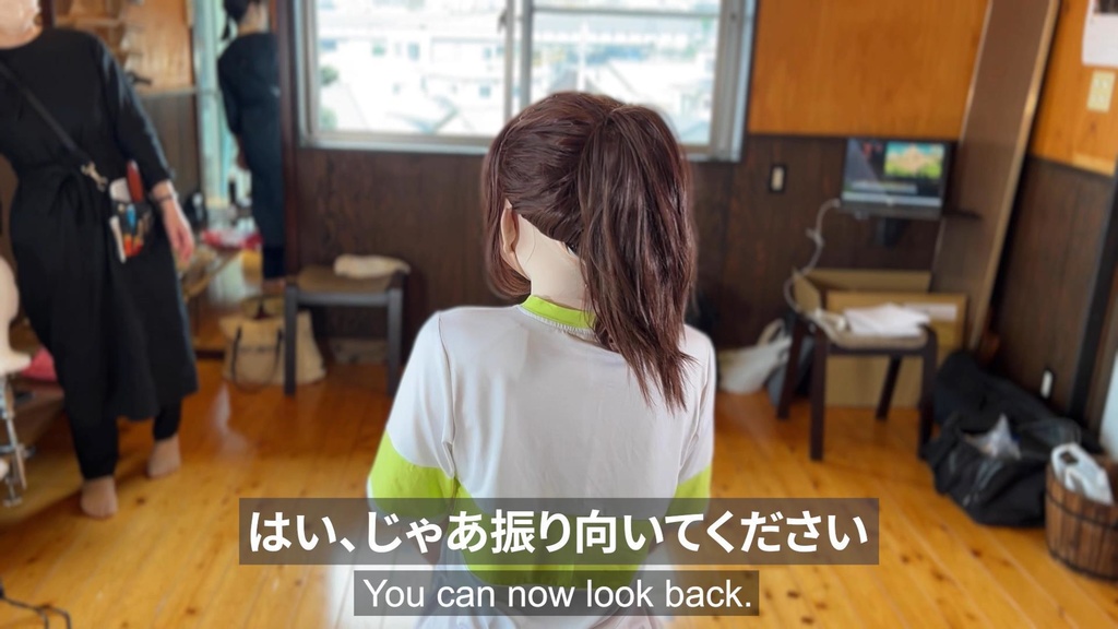 【千と千尋の仕事探し】撮影合間のオフショット 私服バージョン