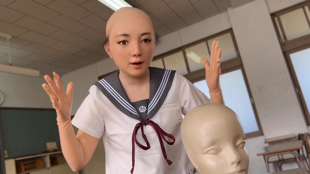 【撮影のオフショット】鈴宮小春マスクの着脱(キャスト:雪)