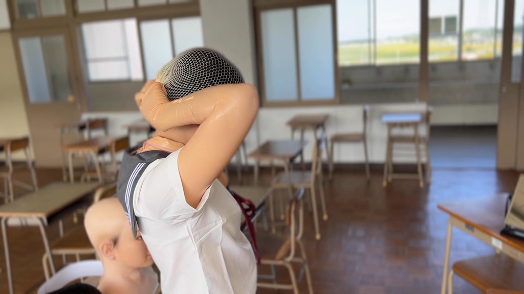 【撮影のオフショット】鈴宮小春マスクの着脱(キャスト:雪)