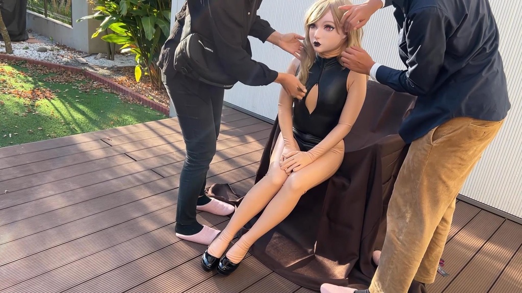 【オフショット】LISAさんラバータイツ初体験編