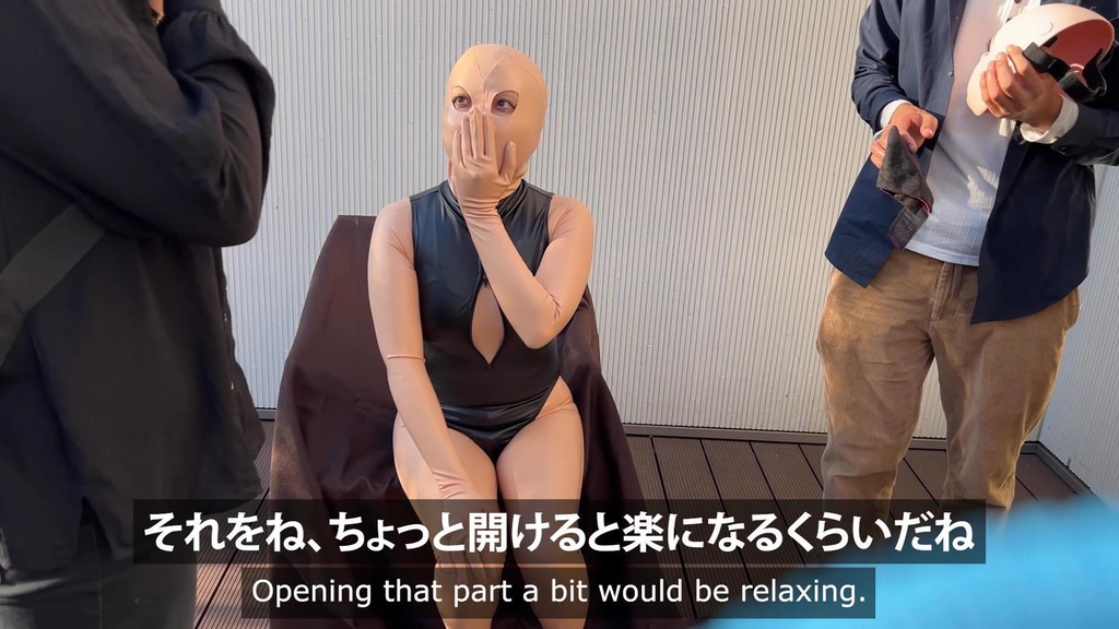 【オフショット】LISAさんラバータイツ初体験編