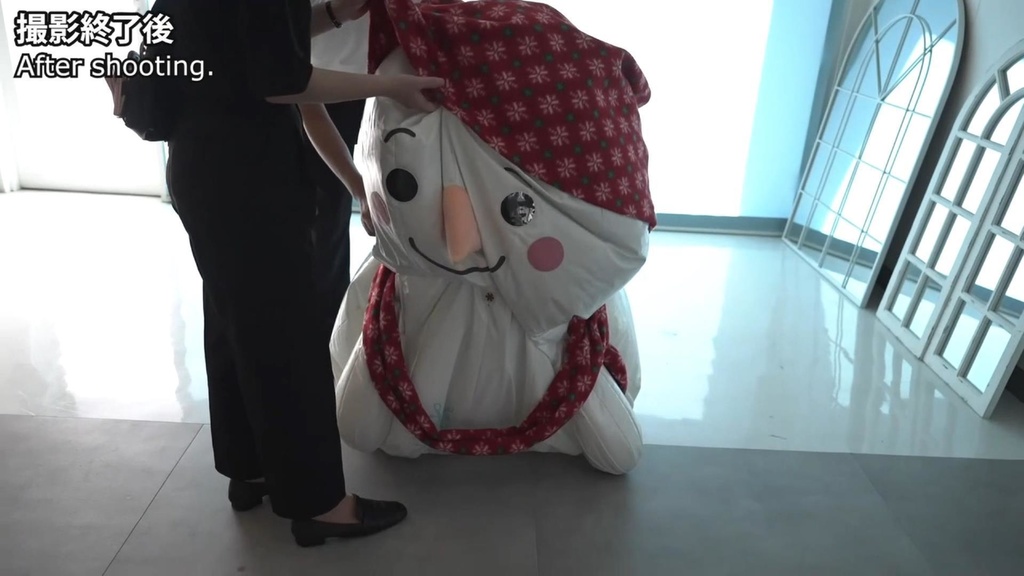 【オフショット】エアー着ぐるみ&のっぺらぼう編