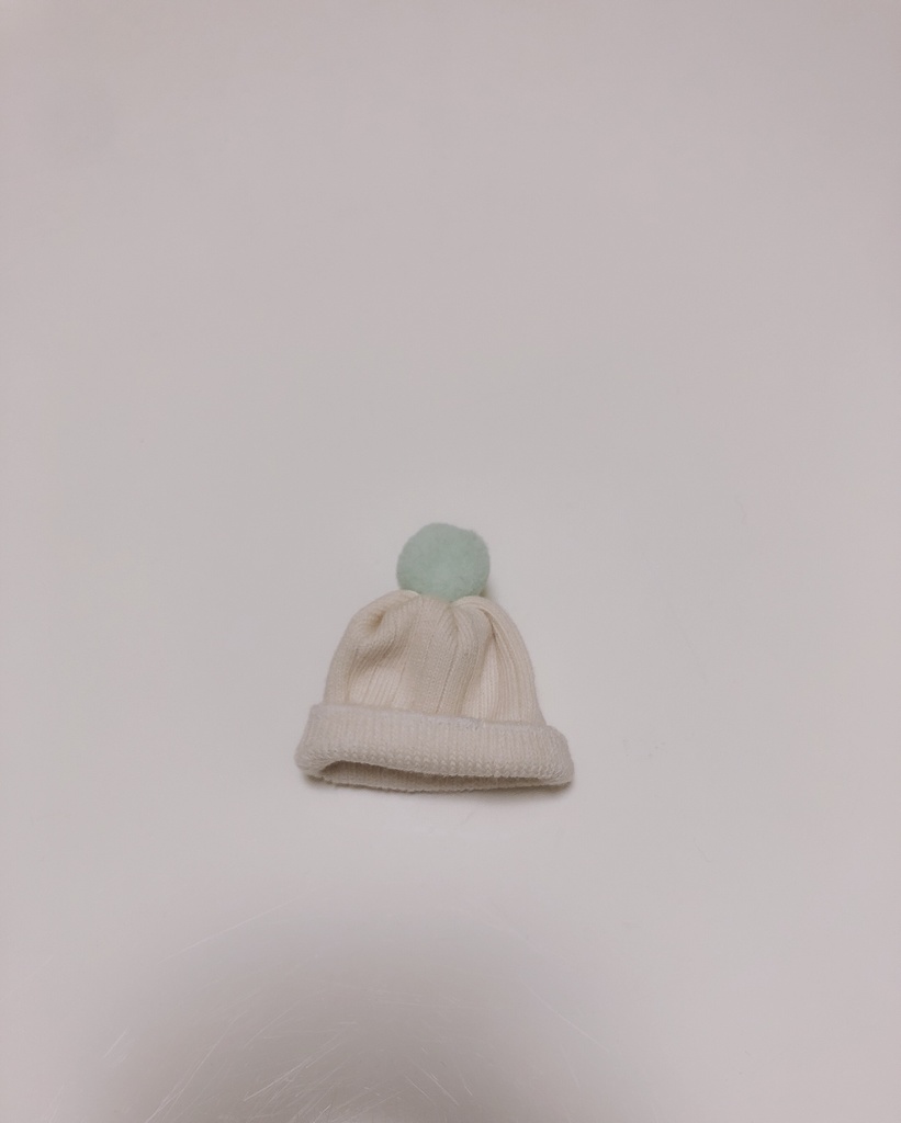 おまんじゅう　お帽子　ナチュラルホワイト