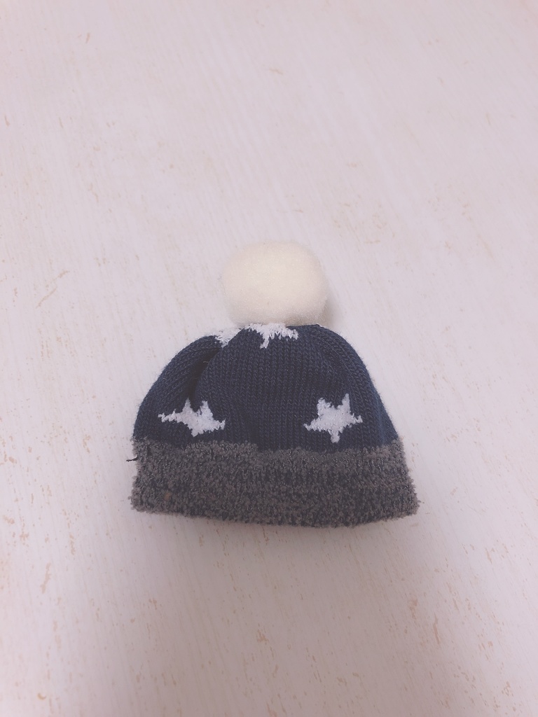 おまんじゅう　お帽子　ネイビースター