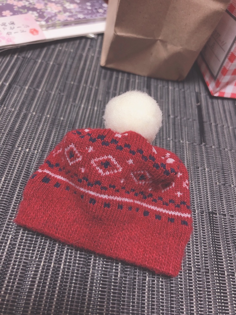 おまんじゅう　お帽子