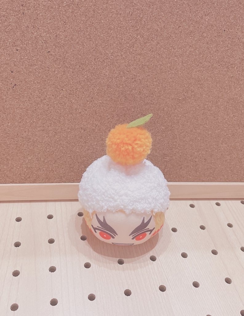 ぽってりおもちとみかんお帽子