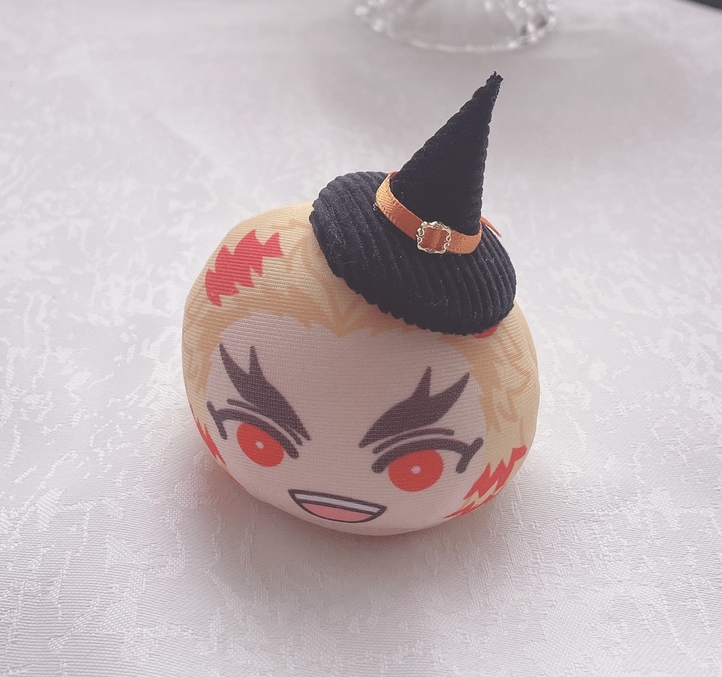 魔女っ子お帽子オレンジ×ゴールド