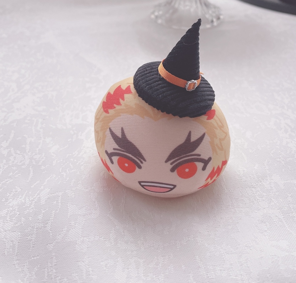 魔女っ子お帽子オレンジ×シルバー