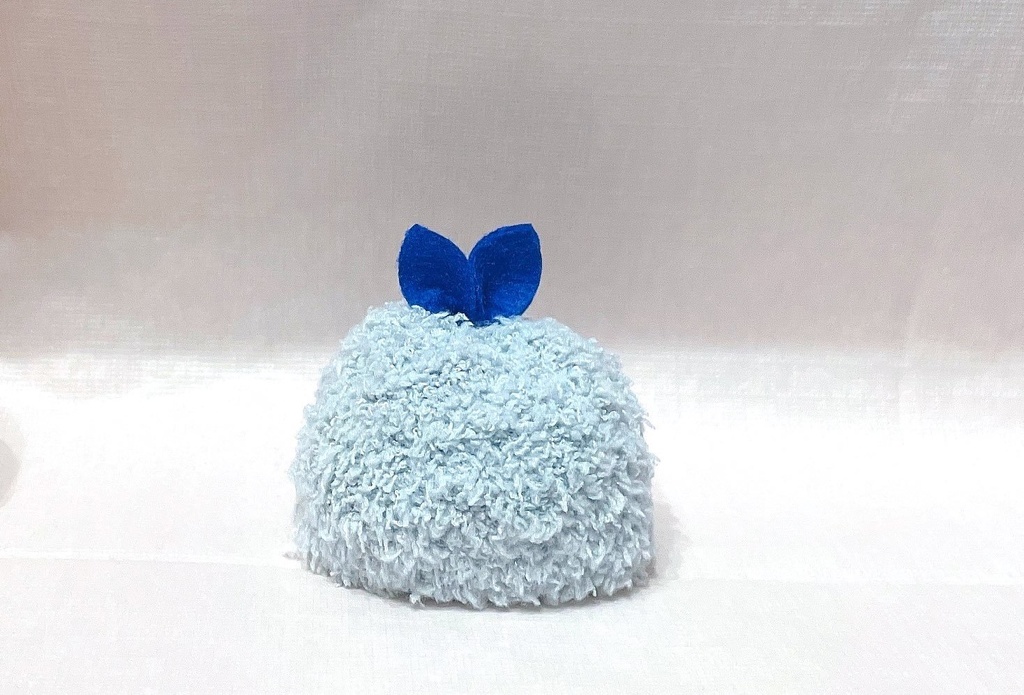 お料理前のあじふらいお帽子