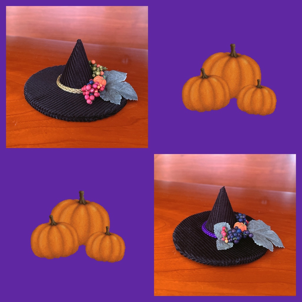 ハロウィンお帽子