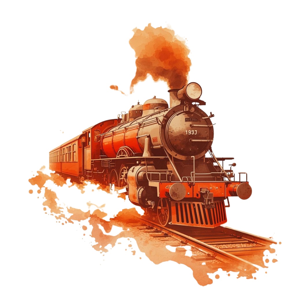 【旅行シリーズ2】水彩アンティーク風クリップアート10点セット|PNG背景透過