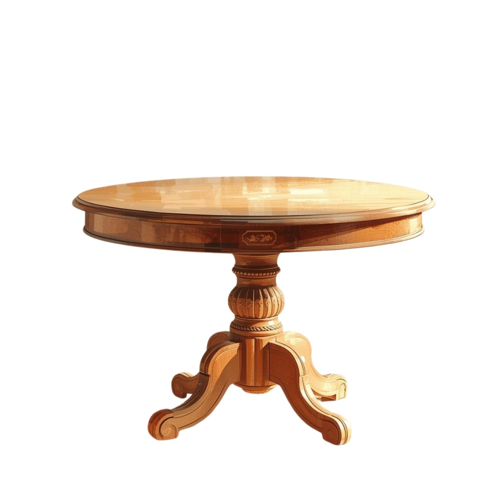 水彩アンティーク家具クリップアート10点セット(PNG)