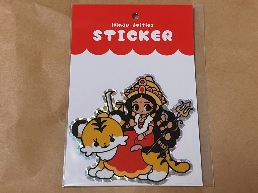 ステッカー ①ドゥルガー女神