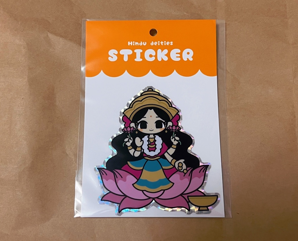 ステッカー③ラクシュミー女神