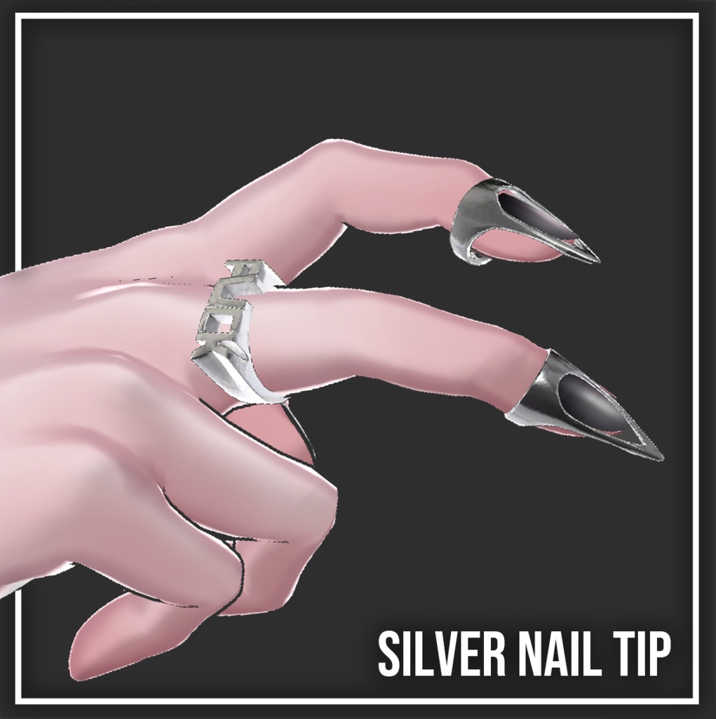 Silver Nail Tip