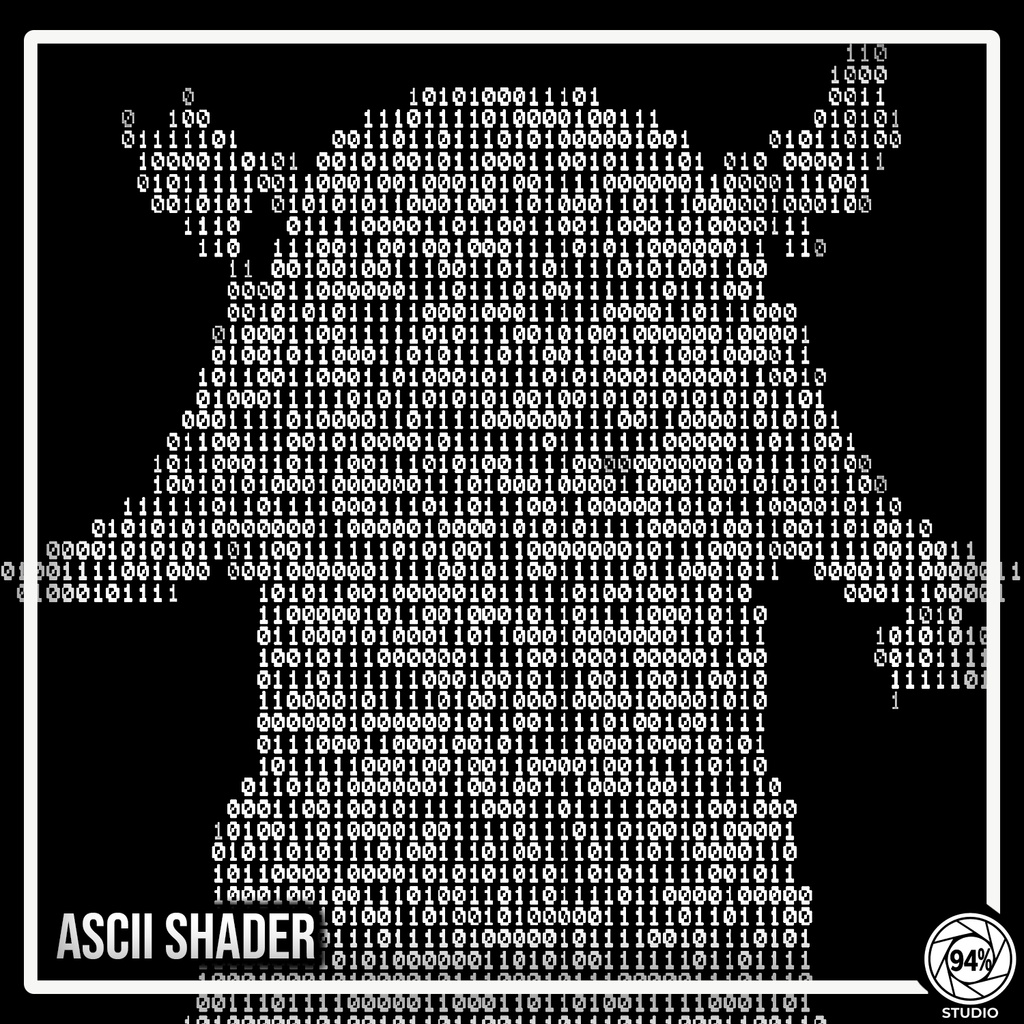 【VRChat】ASCIIシェーダー|アスキーアート風エフェクト