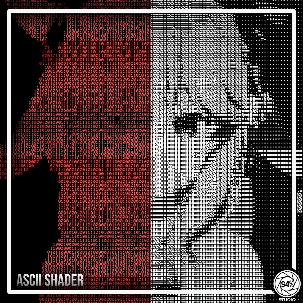【VRChat】ASCIIシェーダー｜アスキーアート風エフェクト 