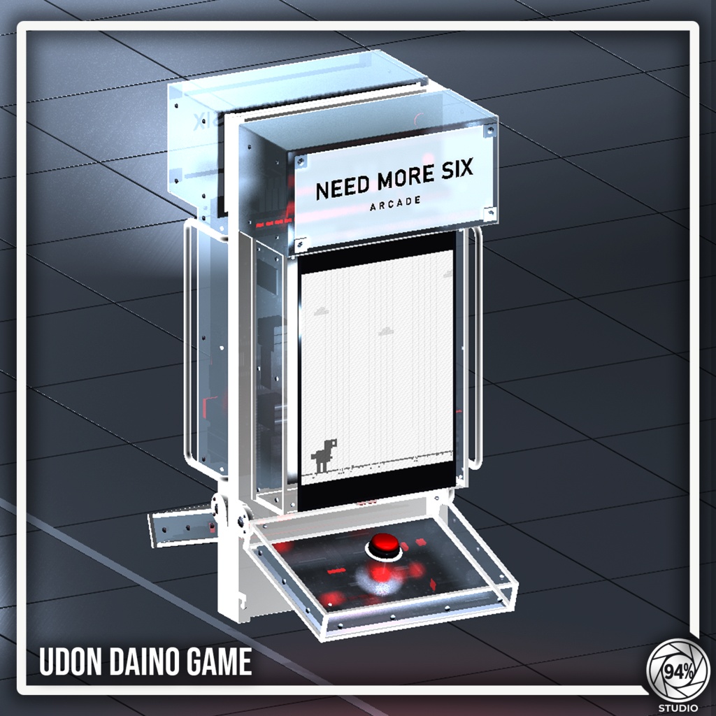 【VRChat】UDON DAINO GAME|恐竜ゲームマシン