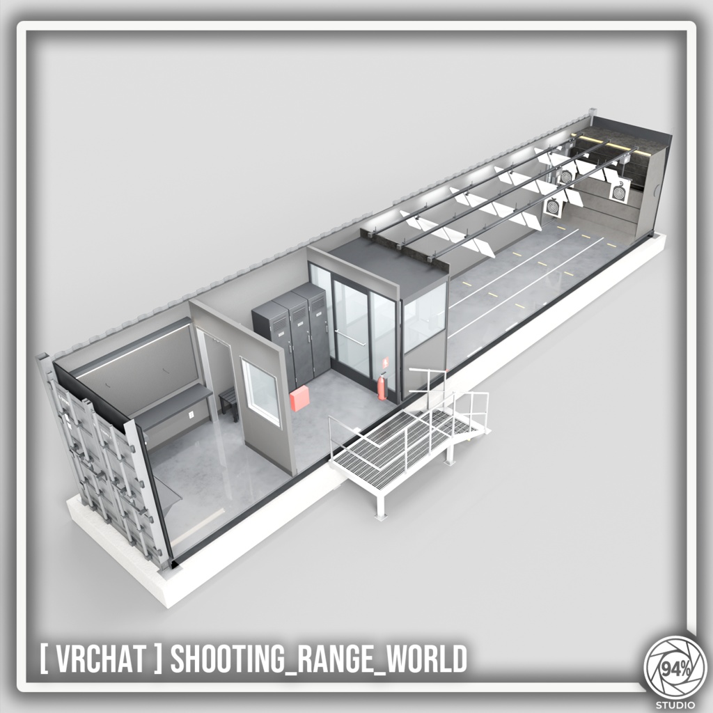 【VRChat】SHOOTING RANGE｜シューティングレンジ  [ PROP ] 