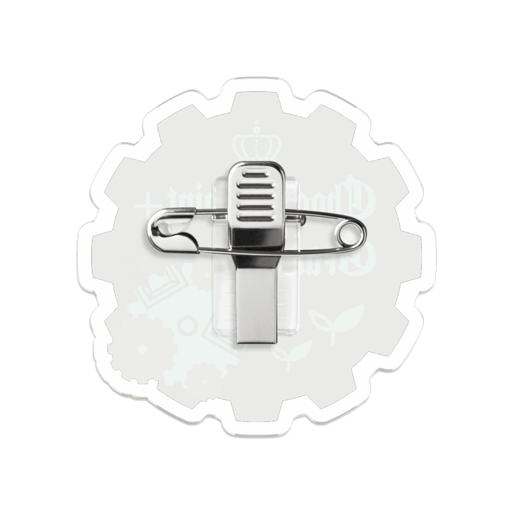 Chocolatemint+Gearロゴアクリルバッジ(各種)