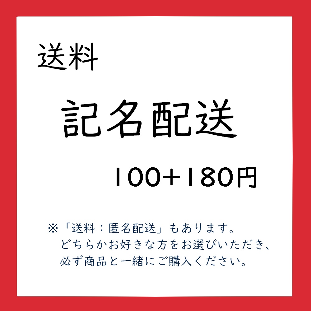 送料【記名配送】100＋180円