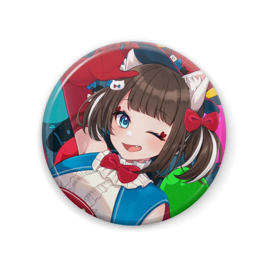 如月白涙 缶バッジ 2周年記念ver